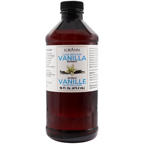 Imitation Vanilla Extract Bottle