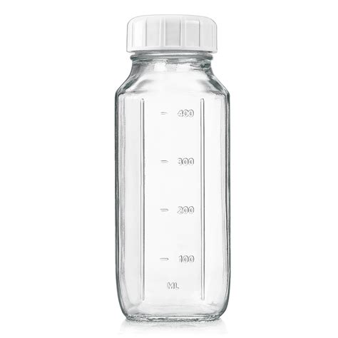 16 Oz Glass Bottle With Scale Mark and Free Pour Spout – Syntic