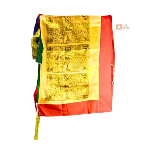 Satin Vertical Prayer Flags (for Bamboo) – Folk Bazar