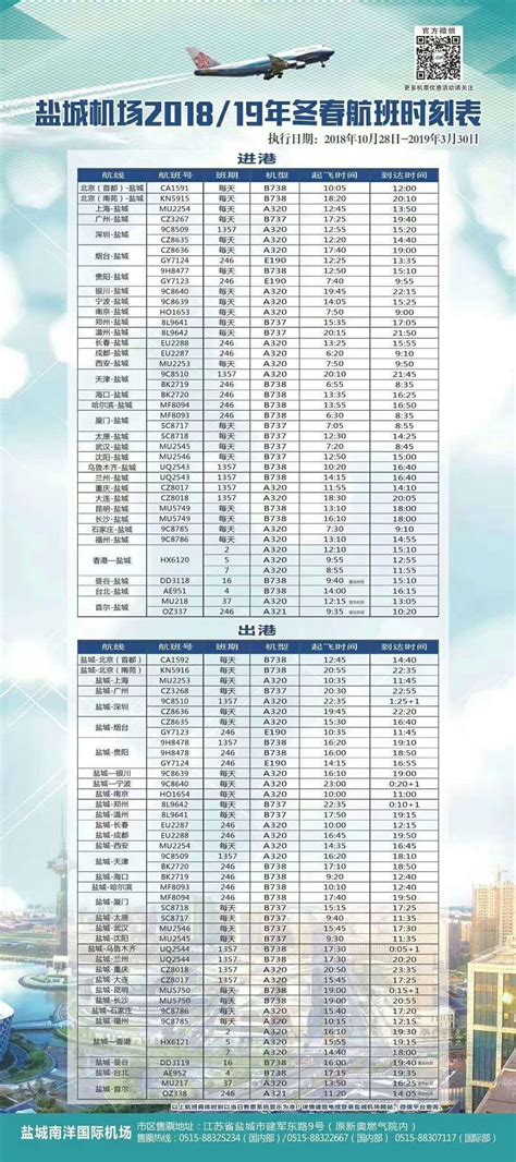 新增、恢复7条航线 南洋机场从10月28日起执行新的航班时刻 -盐城新闻网