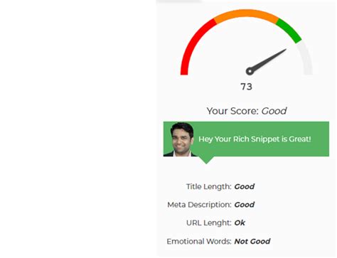 Free Rich Snippet Optimizer Tool by SERPSuggest