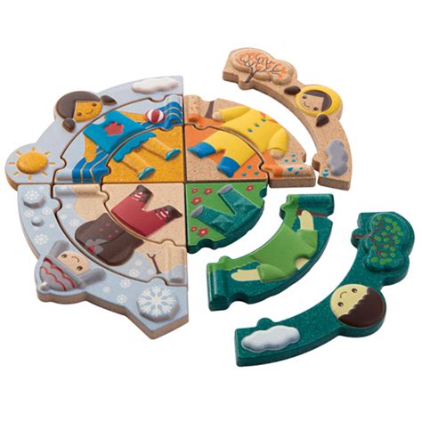 Drvena slagalica godišnja doba 5666 | Volim svoj dom