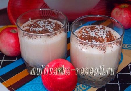 Яблочный мусс с манкой, пошаговый рецепт с фото