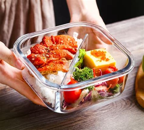 Buy HOMIES Slim Square High Borosilicate Bakeware Safe Glass Big Lunch ...