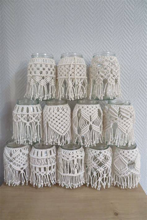 free macrame jar cover patterns