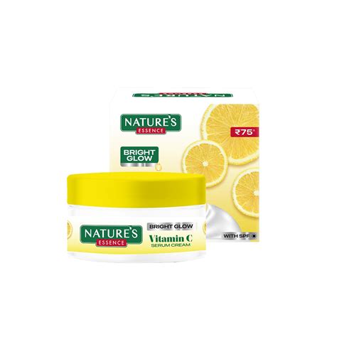 Nature's Essence Vitamin C Serum Face Cream for Men & Women | Infused ...
