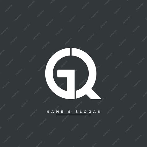 Premium Vector | Abstract gq qg g q letters logo monogram icon