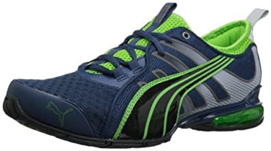 Buy Puma Men's Voltaic 4 Fade Running Shoe,Poseidon/Black/Fluorescent ...