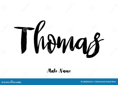 Thomas Name Text Graffiti Stock Illustration | CartoonDealer.com #188268313