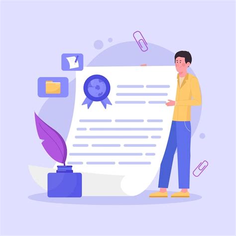 Hand drawn essay illustration | Free Vector