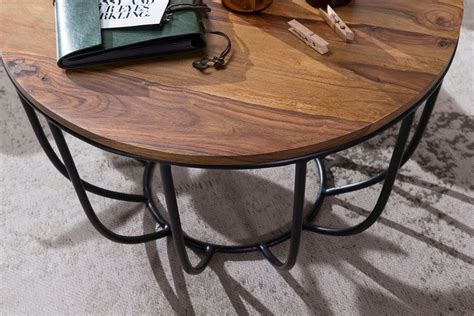 Buy Solid Wood Indiana Round Coffee Table - Buy Furniture Online ...