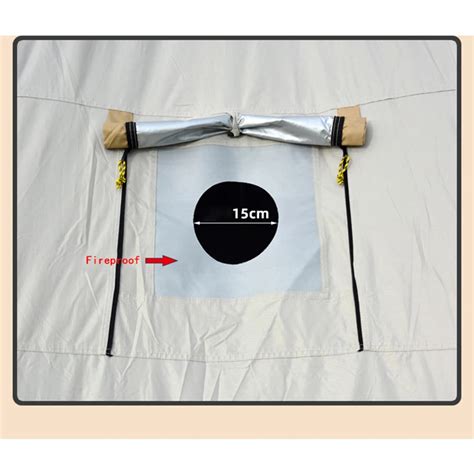 Waterproof 4-Season Yurt Wall Tent with Roof Stove Jack – Trekker ...
