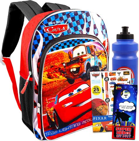 Amazon.com | Disney Cars Backpack for Kids - 16" Cars Backpack ...