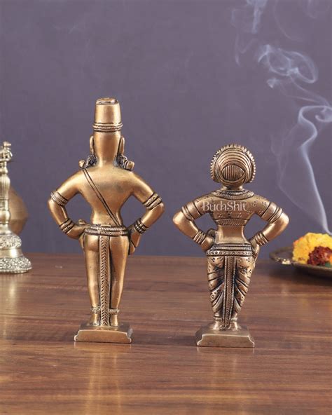 Pure Brass Vitthal Rukmini (Pandurangan Ruckhmai) Idol Pair 7 ...