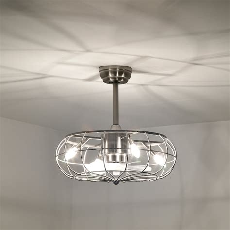 Edvivi Brielle 20.75-Inches Brushed Nickel with Brushed Blades Color ...