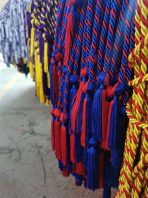厂家批发学士流苏 博士帽毕业荣誉绳 包装双头拉绳涤纶人造丝穗子-阿里巴巴