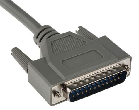 RS PRO | RS PRO Male 25 Pin D-sub to Male 25 Pin D-sub Serial Cable, 6m ...