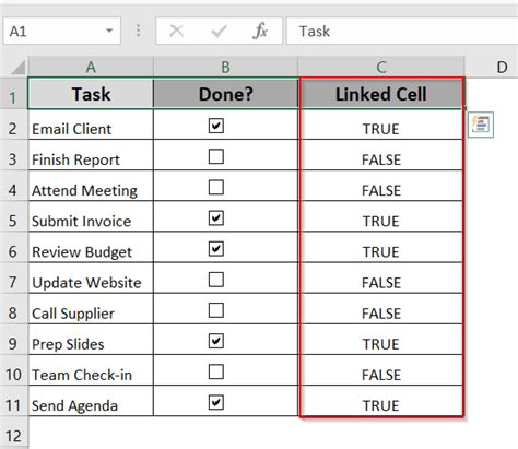 Image result for How to Count Checked Checkboxes in Excel