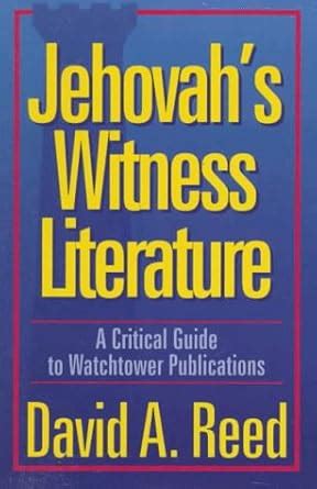 Buy Jehovah's Witness Literature: A Critical Guide to Watchtower ...