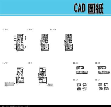 家装CAD装修图家具图库全套素材下载 – 艾巴优设计网