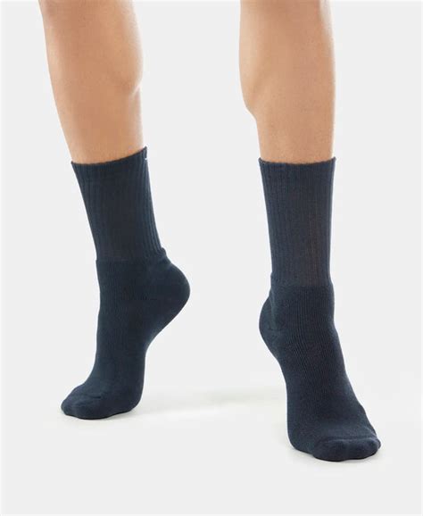 Buy Compact Cotton Terry Crew Length Socks With StayFresh Treatment ...