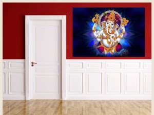 KAMYA HOME DÉCOR 60 cm GANESH JI POSTER Self Adhesive Sticker Price in ...