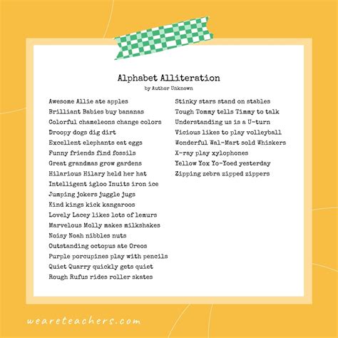 76 Amazing Alliteration Poems To Read and Share - Dvonee.com