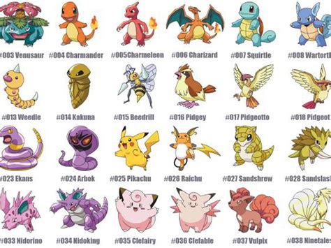 Pokemon Color Names