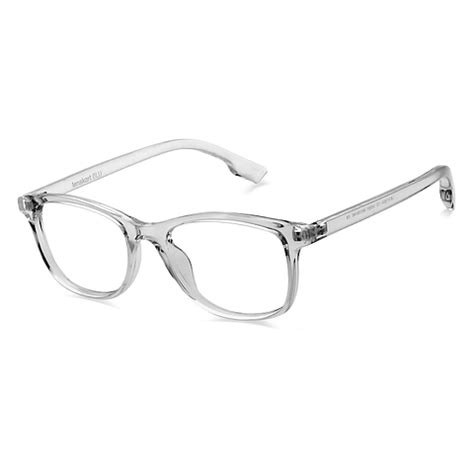 Buy Blue Block Screen Glasses: Transparent Full Rim Square Lenskart Blu ...