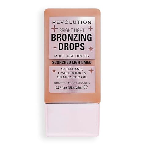 Buy Makeup Revolution Bright Light Bronzing Drops Bronze Scorched ...