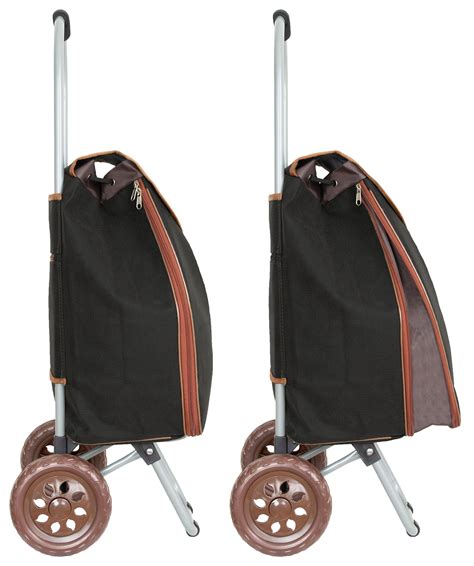 -Quality trolley designed to last with drawstring/flap to protect ...