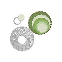 Sizzix Framelits Die Set 8PK - Circles, Scallop : Amazon.in: Home & Kitchen