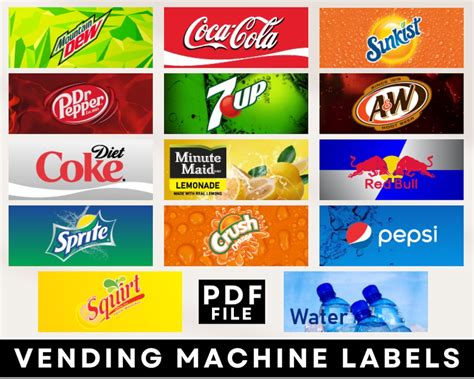 Image result for Vending Machine Labels Printable