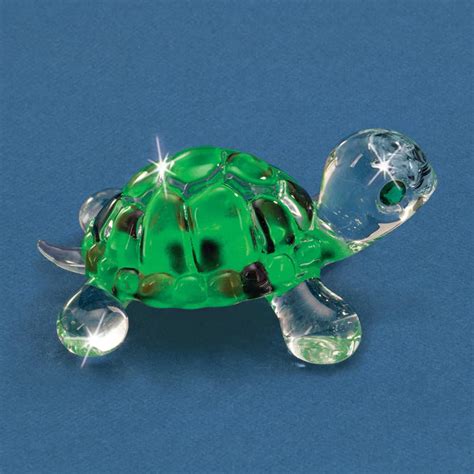 Glass Baron Miniature Glass Turtle Figurine : Amazon.in: Home & Kitchen