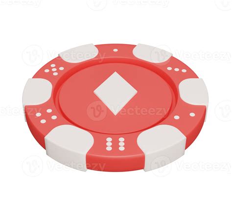 casino chip diamond red 3d 21113216 PNG