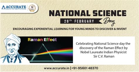 Accurate Celebrating National Science Day 28th Feb.