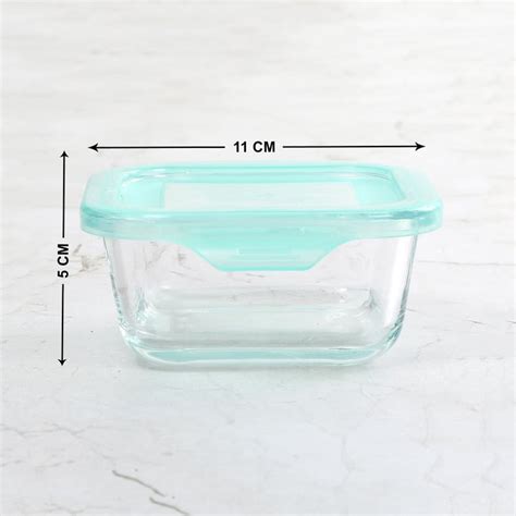 Buy Corsica Palestine Set of 3 Glass Storage Containers - 320ml from ...