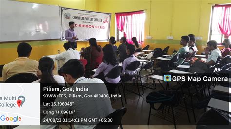 Red Ribbon Club organised an Elocution Competition – Goa Multi Faculty ...
