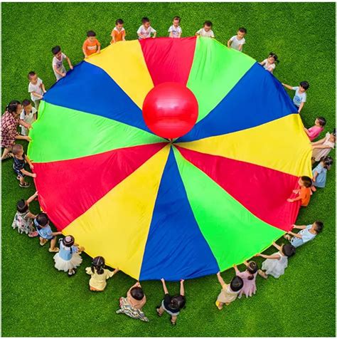 Amazon.co.jp: Parachute Outdoor Group Activities, Teamwork Parachute ...