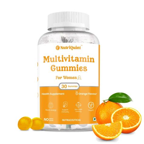 NutriQuint Women Multivitamin gummies, 30 Gummies, 30-Day Supply ...