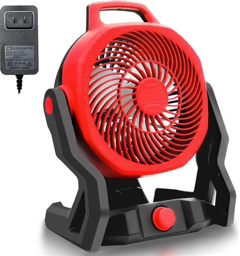 Amazon.com: Srhvfuyr Battery Powered Fan for Milwaukee M18 18V Battery ...