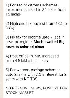 Good positive budget 2023-24