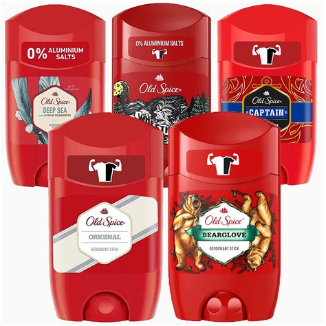 Old Spice Men's Aluminum-Free Deodorant 5-Pack - Assorted Scents 1.69 ...