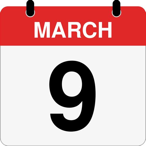 How Many Days Until March 9th? - Inch Calculator