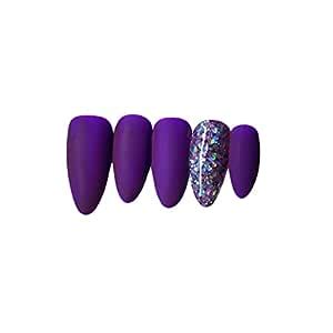 Buy SOEZI Women's Royal mess Reusable SOEZI Press On Nails | Artificial ...