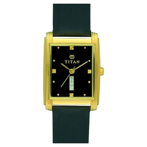 Buy Online Titan Quartz Analog Black Dial Watch for Men - ne1072yl07 ...