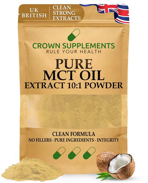 Pure MCT Oil Powder Extract 10:1 | Crown Supplements