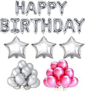 SOI 46Pcs Happy Birthday Decoration Combo for Birthday Decoration for ...