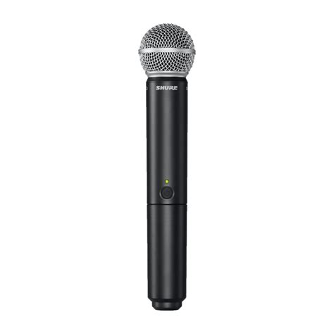 BLX2/SM58 - SM58 कैप्सूल के साथ BLX2/SM58 हैंडहेल्ड ट्रांसमीटर - Shure ...