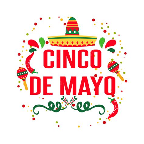 Cinco De Mayo Дизайн с элементом PNG , майонез, Синко, Синко де Майо ...